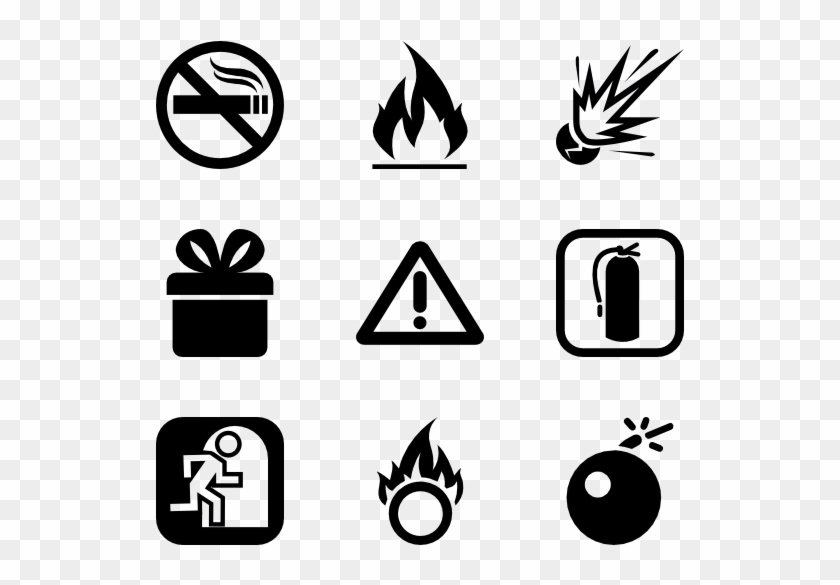 Warning - Danger Icons Clipart #330678