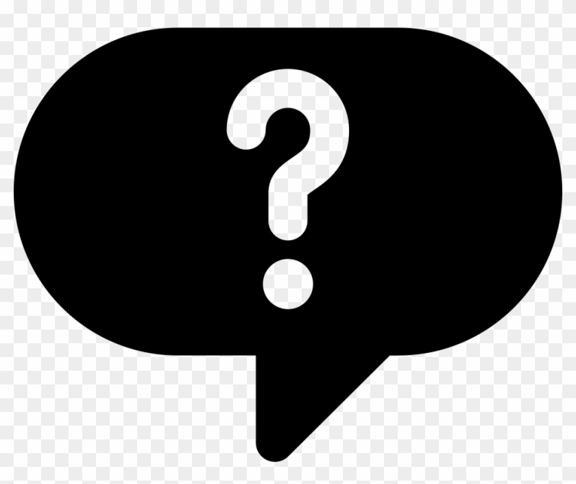 980 X 776 9 - Question Mark Png Bubble Clipart