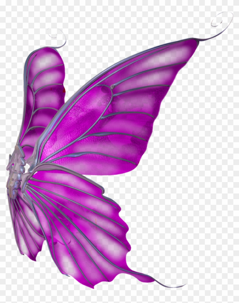 Butterfly Wings Png - Alas De Mariposa Png Clipart #330829