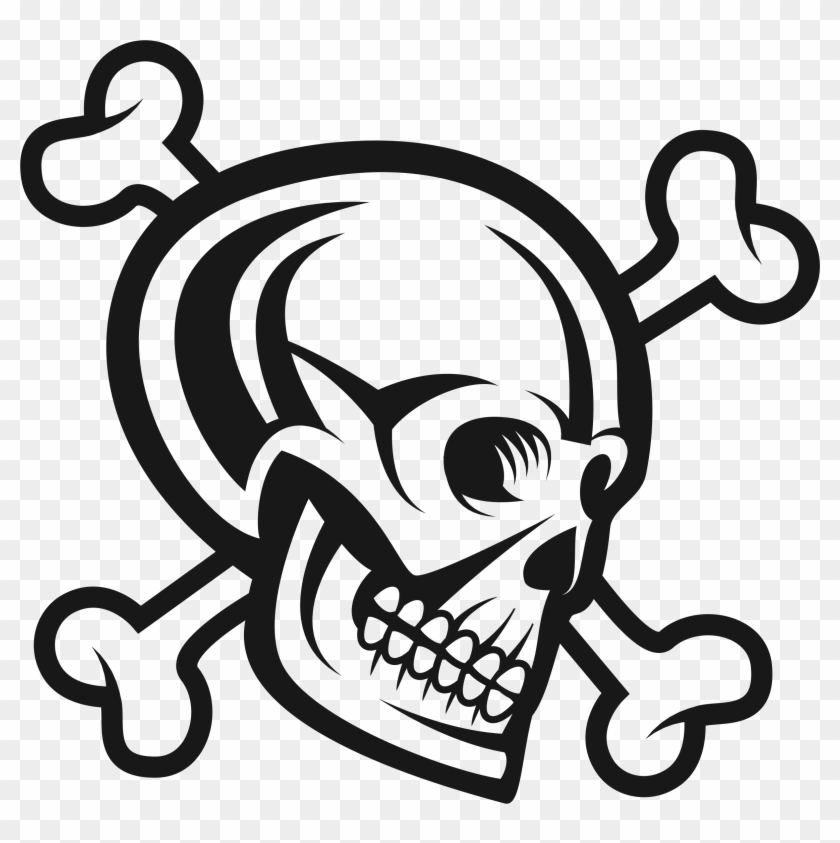 Big Image - One Piece Pirate Skull Clipart #330834