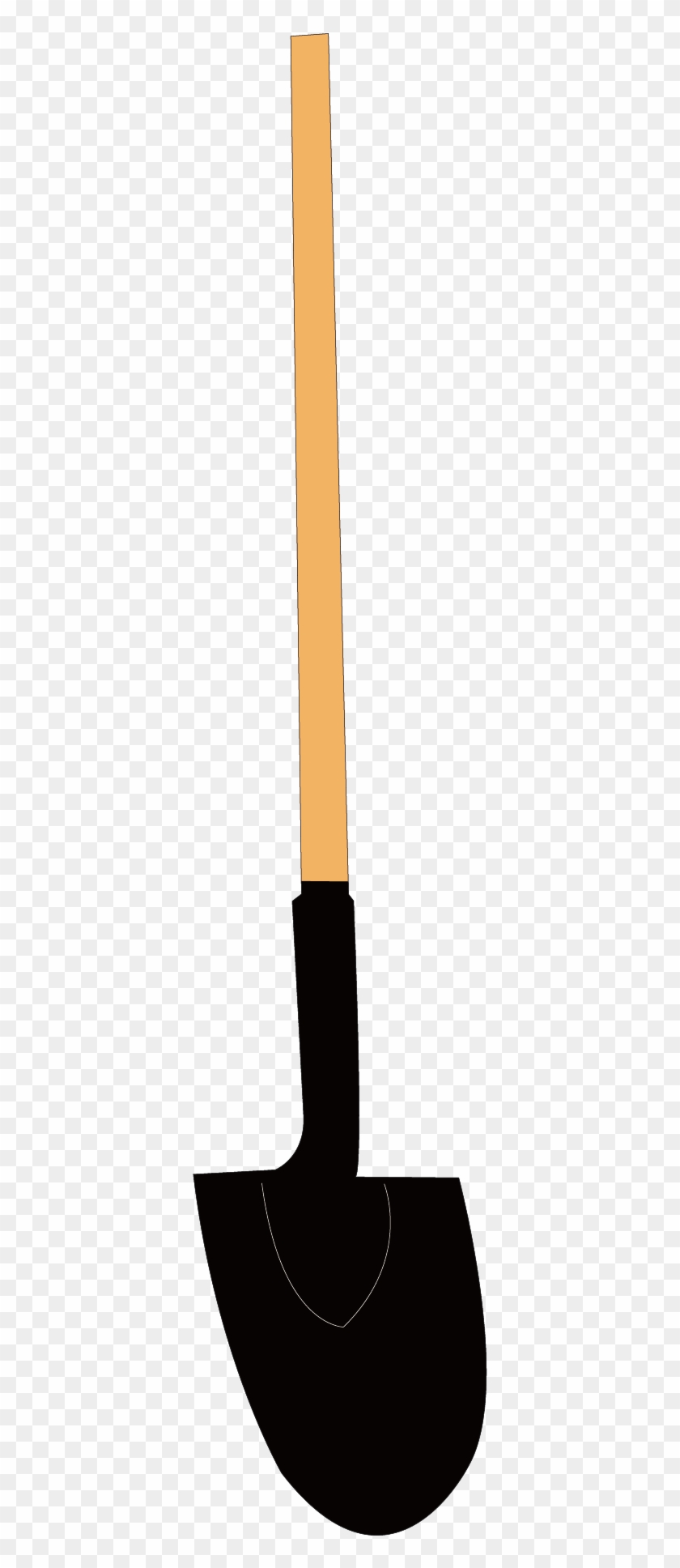 Banner Black And White Stock Angle Anti Flooding Long - Shovel Clipart #330879