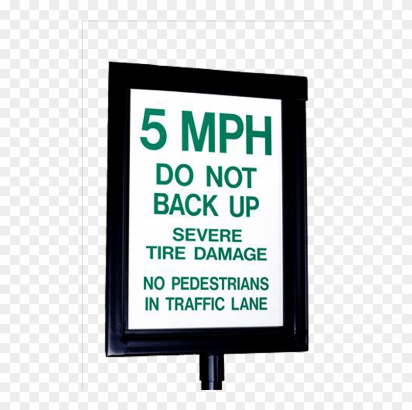 14110 Guardian Manual Spikes Warning Sign Reflective - Sign Clipart #330956