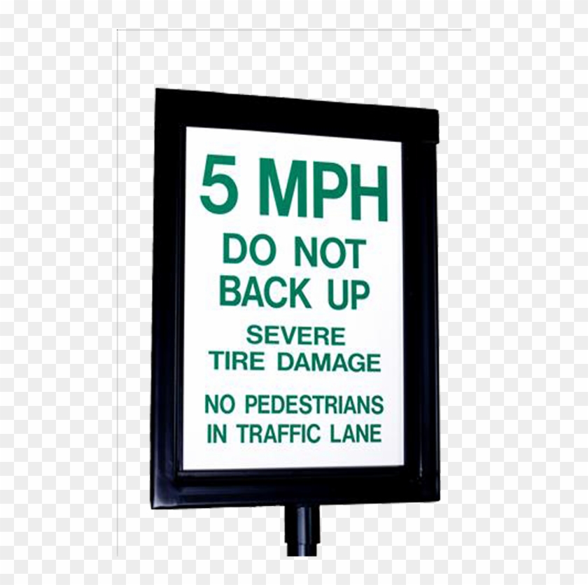 14110 Guardian Manual Spikes Warning Sign Reflective - Sign Clipart