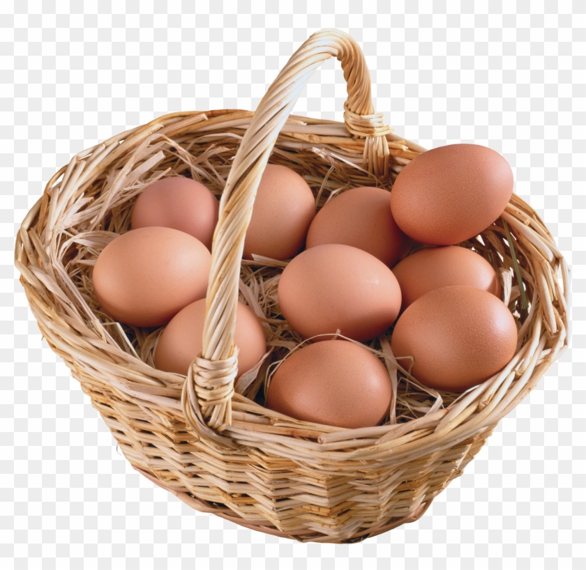 Eggs In A Basket Png Clipart