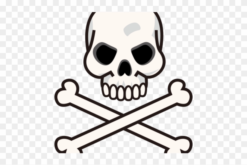 Cute Skull Sticker Clipart