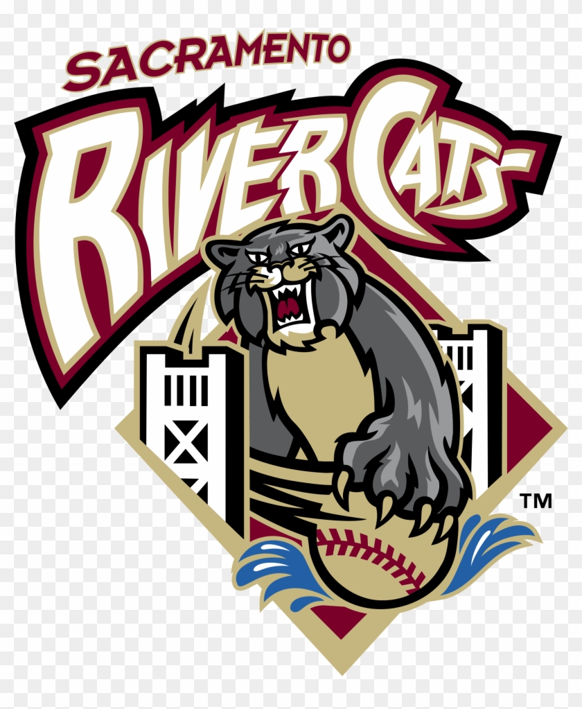 Sacramento River Cats Logo Png Transparent - River Cats Logo Vector Clipart #331166