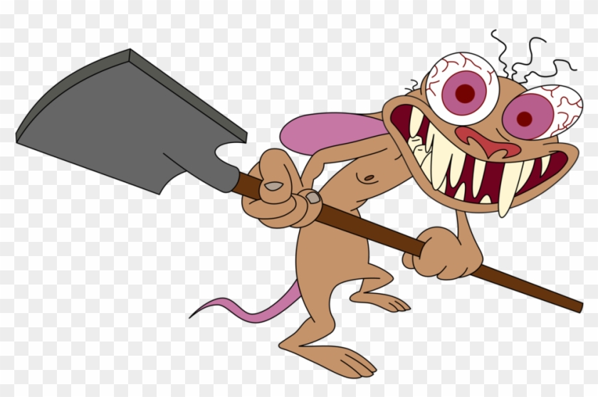 Ren And Stimpy Images Ren With A Shovel Hd Wallpaper - Cartoon Clipart