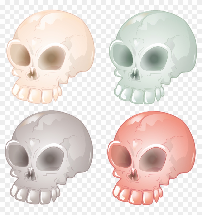 Skull And Crossbones, Skull, Bone, Cranium, Svg, Vector - Skull Clipart