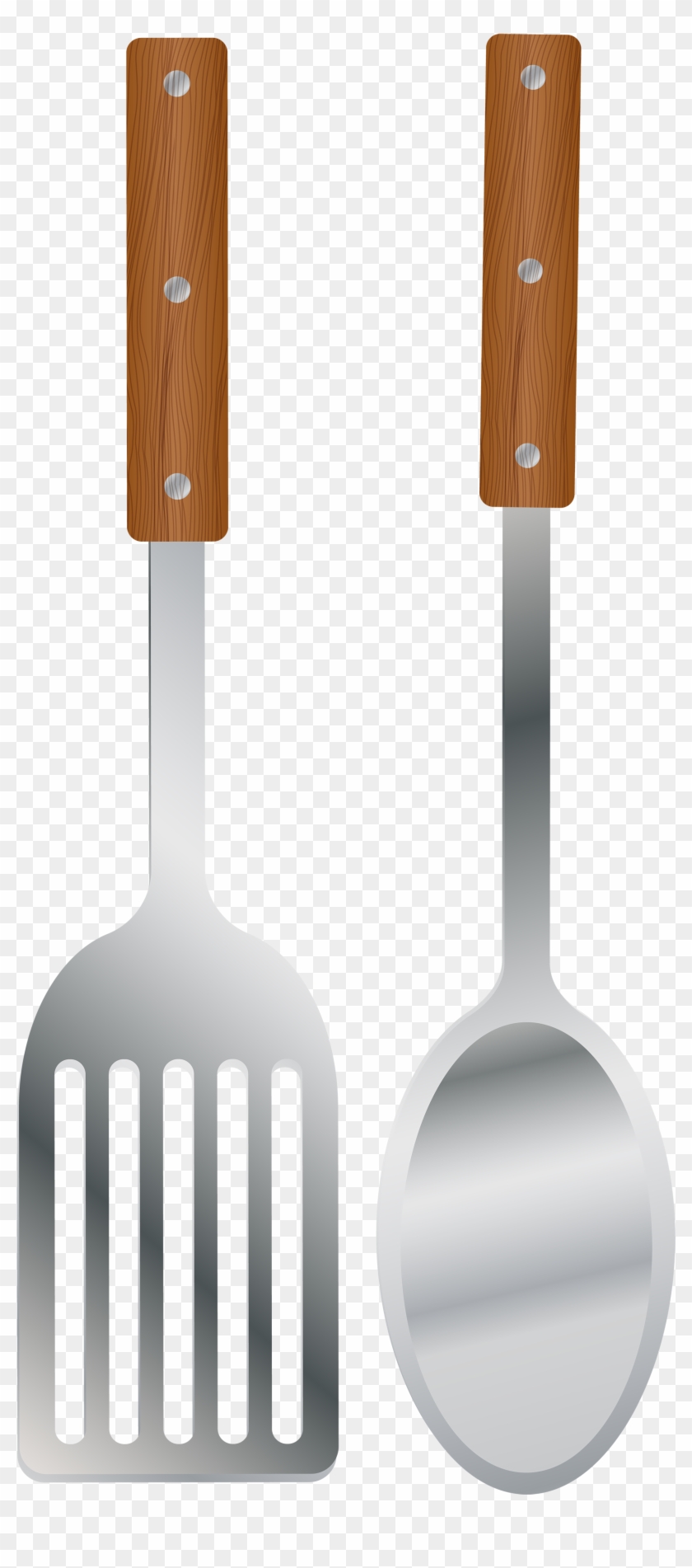 Kitchen Spoon And Spatula Png Clipart - Spoon And Spatula Transparent Png #331445