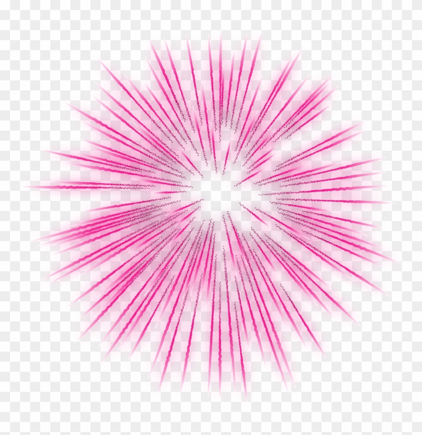 Firework Pink Transparent Clip Art Image - Png Download
