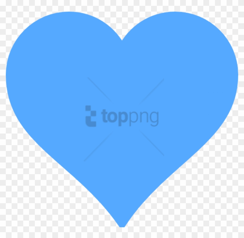 Blue Heart Clipart Public Domain Music Heart - Blue Heart Png Transparent Png #331667