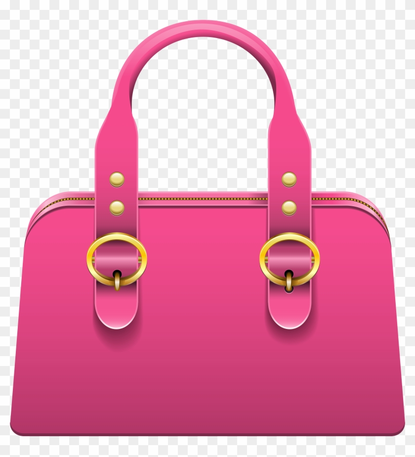 Handbag Pink Png Clip Art - Shoulder Bag Clip Art Transparent Png #331942