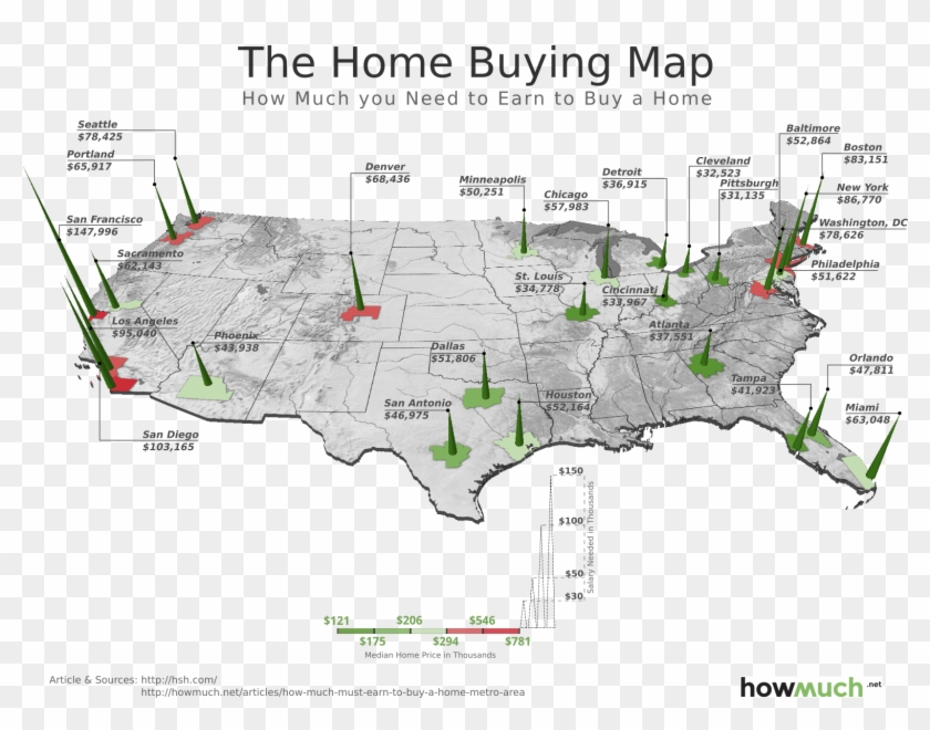 The Home Buying Map Final Image 5a65 - Much You Need To Earn To Buy Clipart