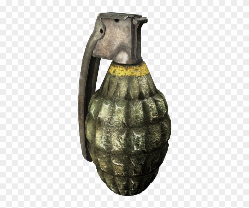Green Hand Grenade Png - Grenade Without Pin Png Clipart