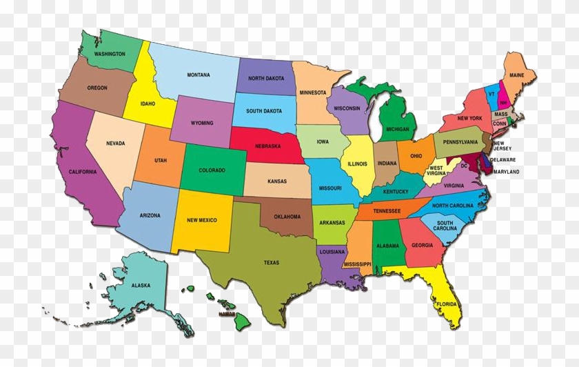 Want To See Your State Standards In Your Lesson Plans - High Resolution Us Map With States Clipart #332091