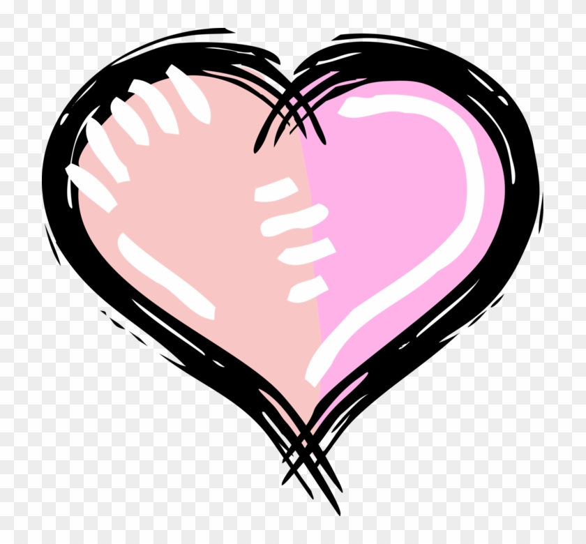 Vector Illustration Of Romance Love Heart Symbol - Poster For Your Room Clipart