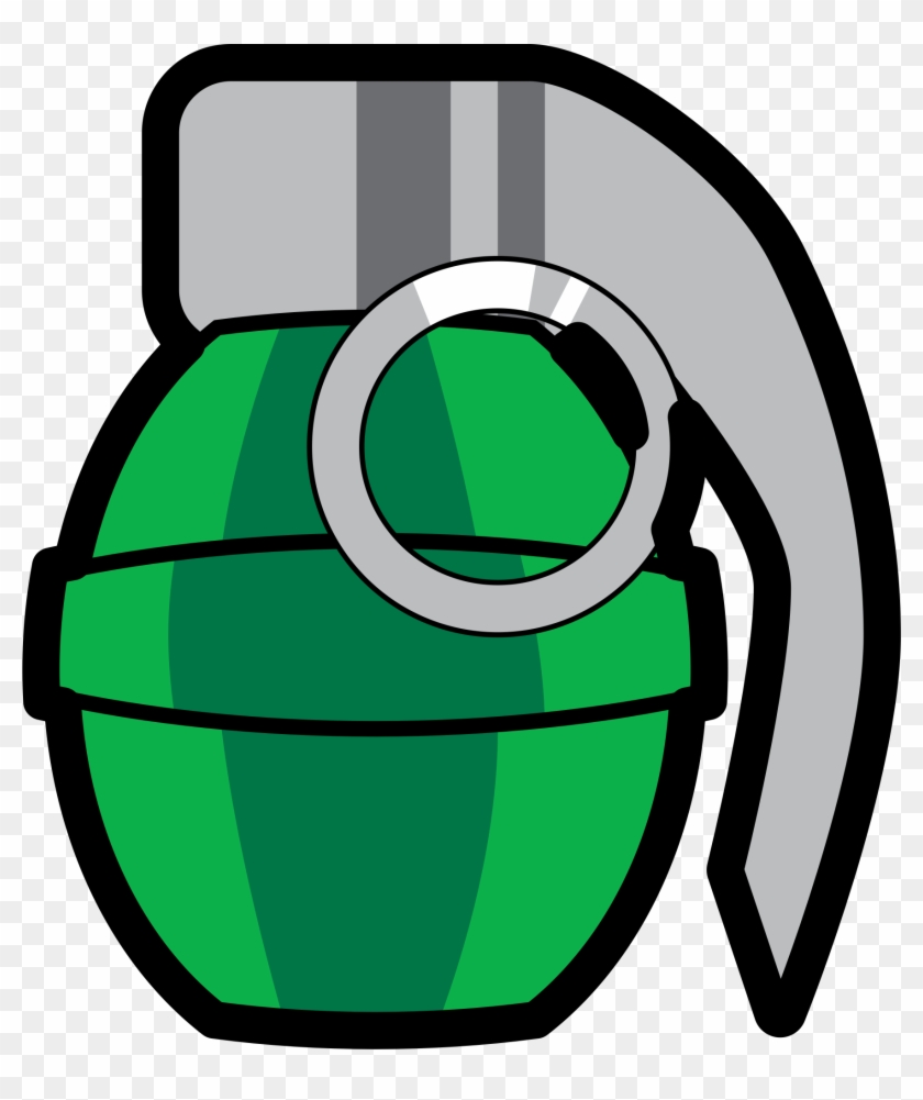 Grenade Transparent Png - Cartoon Grenade Clipart #332165