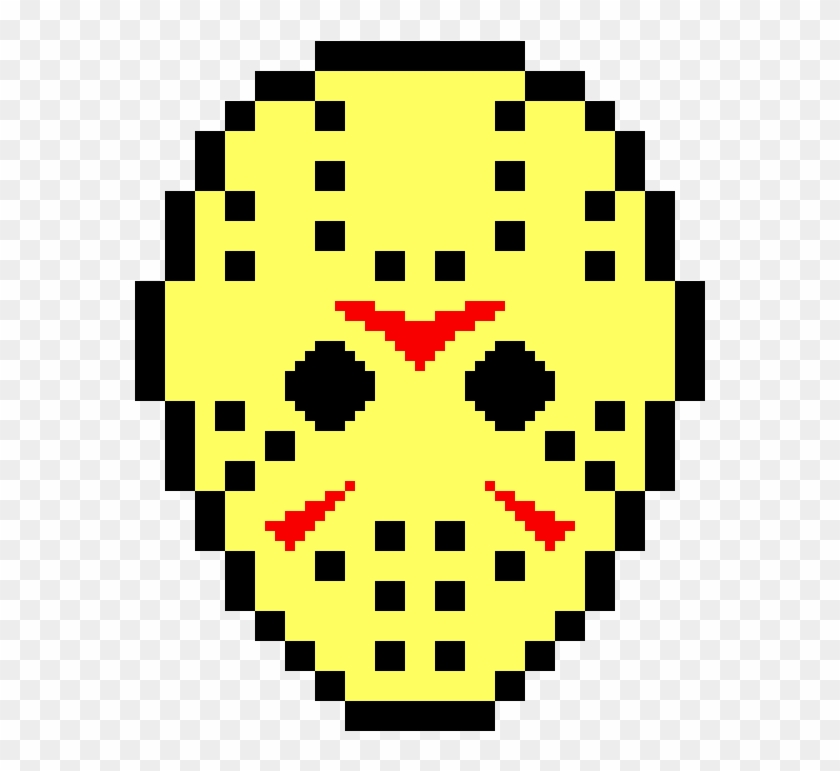 Part 3 Jason Voorhees Mask - Pixel Art Fnaf Puppet Clipart