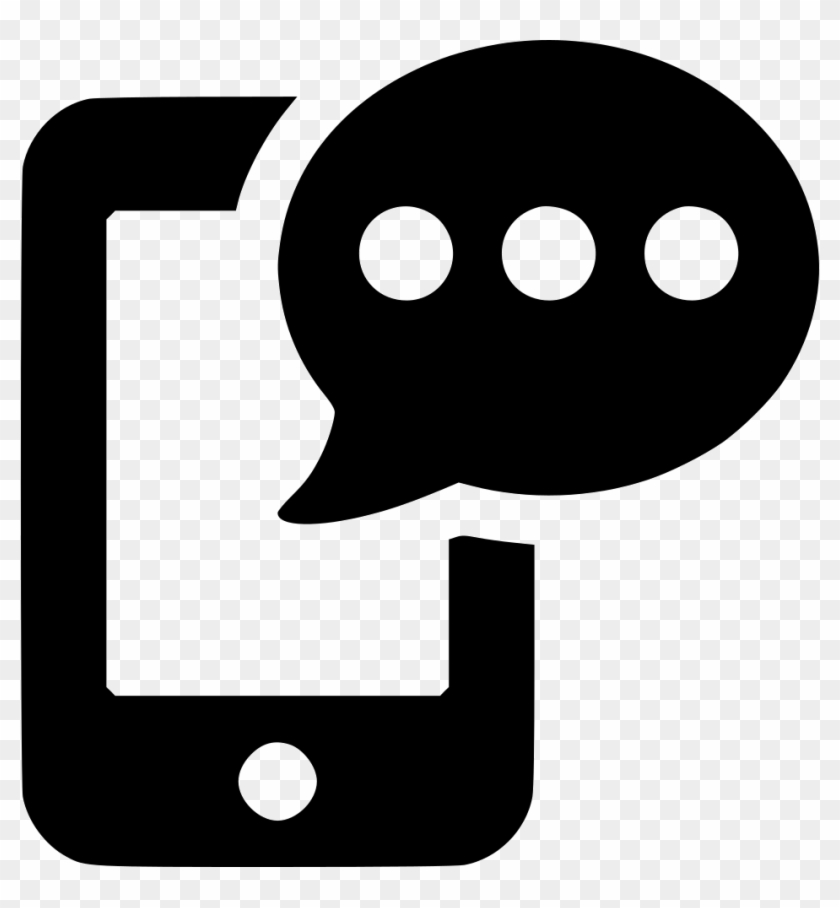 Phone Chat Bubble Comments Clipart
