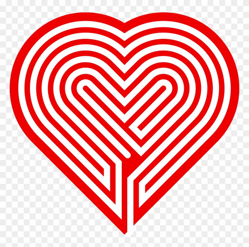 Labyrinth In Heart Full - Power Puff Girls Heart Png Clipart