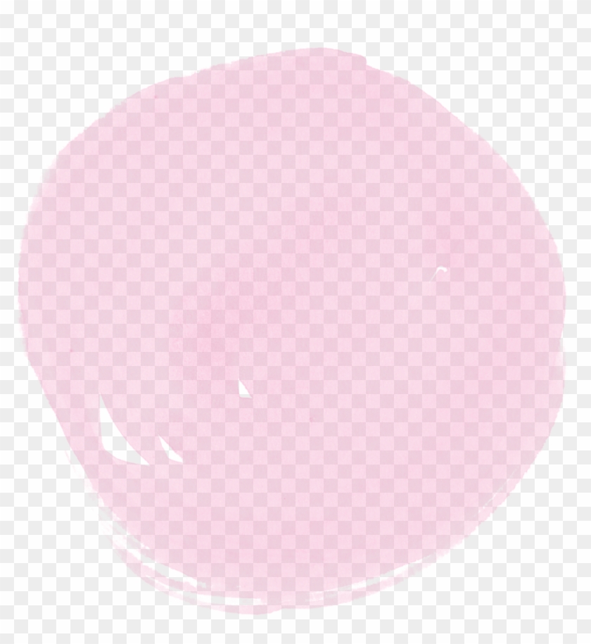 Pink Circle Png - Pink Watercolor Circle Png Clipart #332585