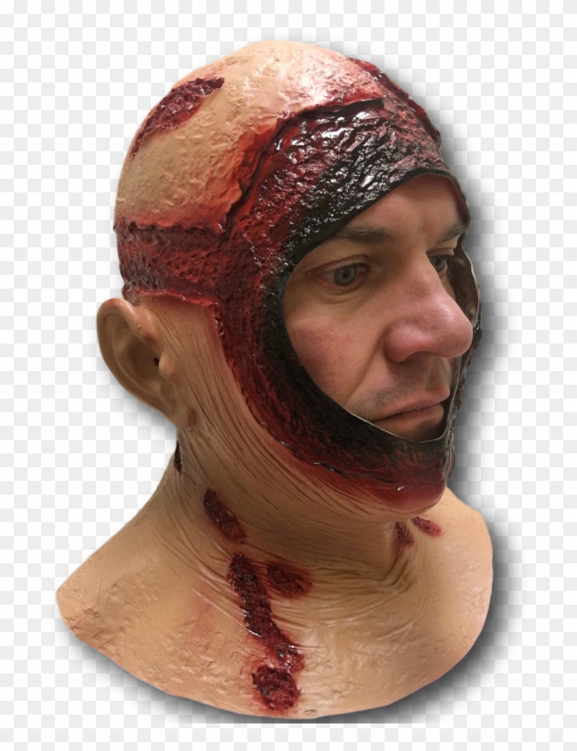 Bloody Hood Latex Full Head Mask Jason - Jason Voorhees Overhead Mask Clipart #332667