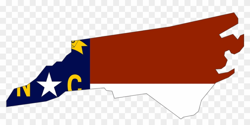 Map Of The Usa Flag Clipart Vector - North Carolina No Background - Png Download