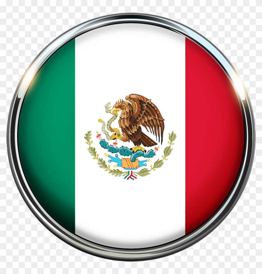 Mexico Flag Circle Mexican Flag 1524499 - Mexico Flag Clipart #332750