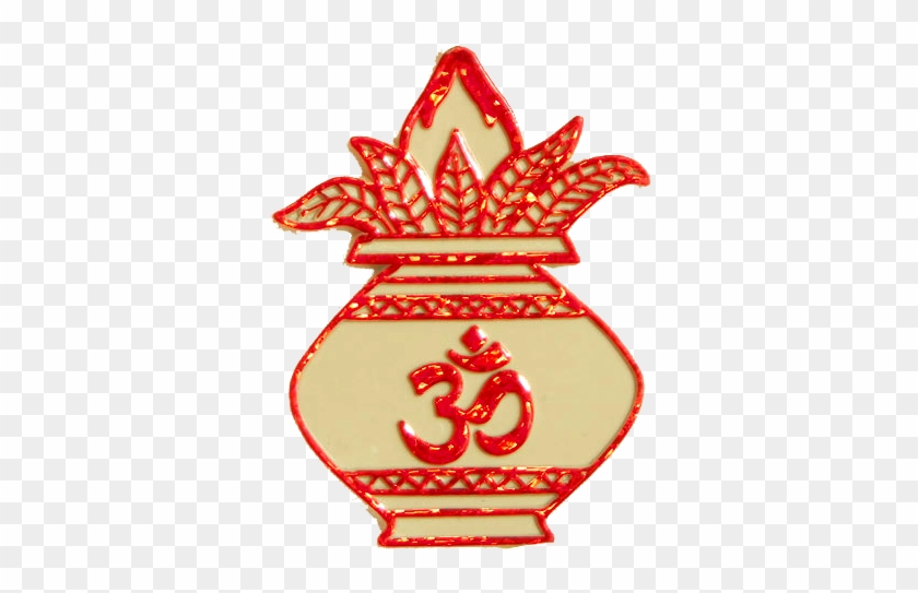 Kalash With Om Writing Png Image - Transparent Image Of Kalash Clipart #332797