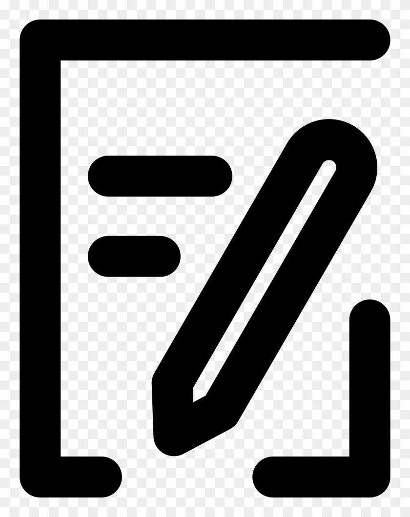 Png File - Icon Escrita Png Clipart