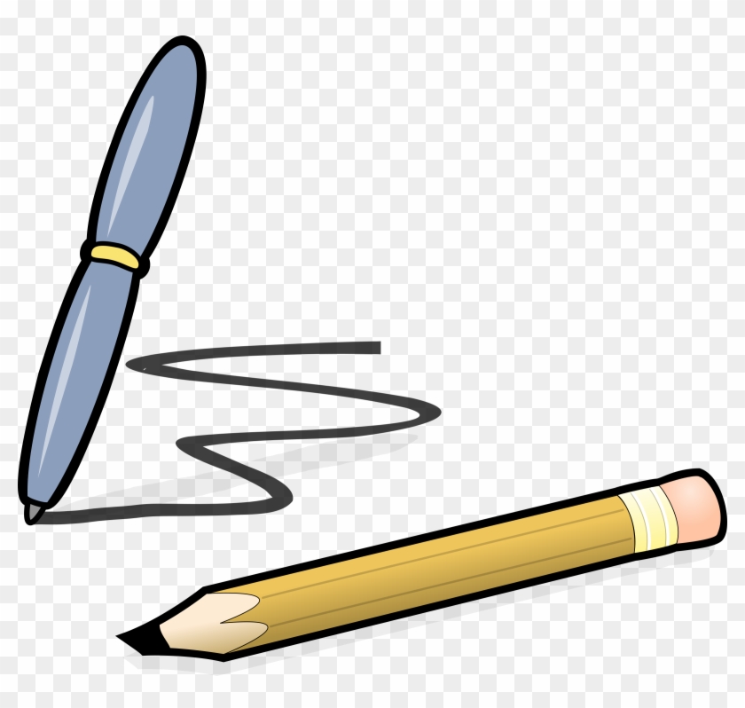 Svg Library Download Pen Big Image Png - Pen And Pencil Clipart Transparent Png