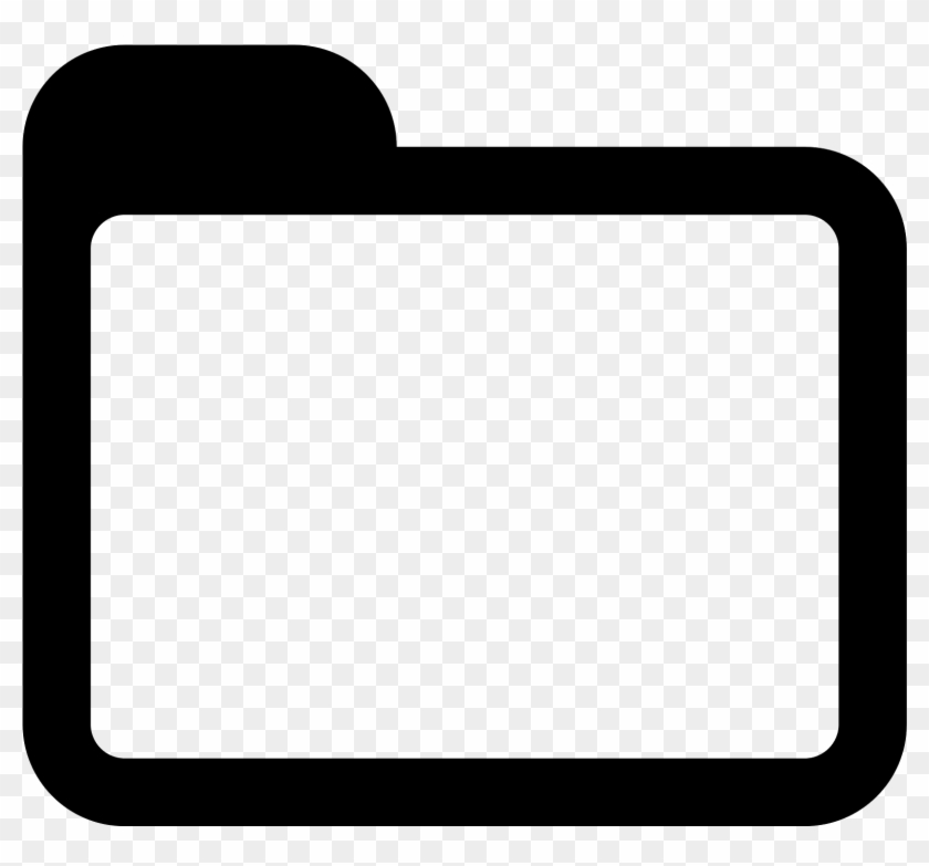 Folder Icons Png - Folder Icon Black And White Clipart #333060