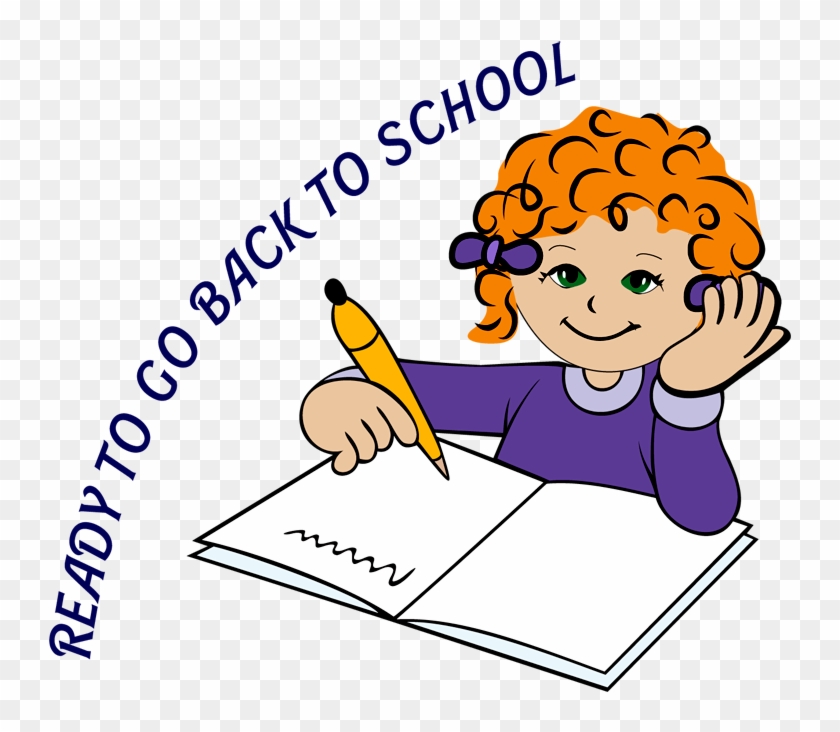 Students Writing Clipart - Clipart Handwriting - Png Download