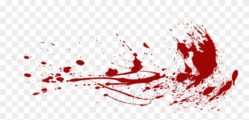 Blood Splatter Black Background - Blood Png Transparent Clipart #333214