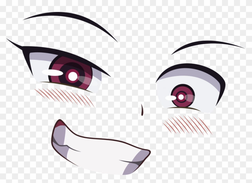 Anime Face Template Smug Please Don T Bully Me Nagatoro - Anime Eyes And Mouth Clipart #333308