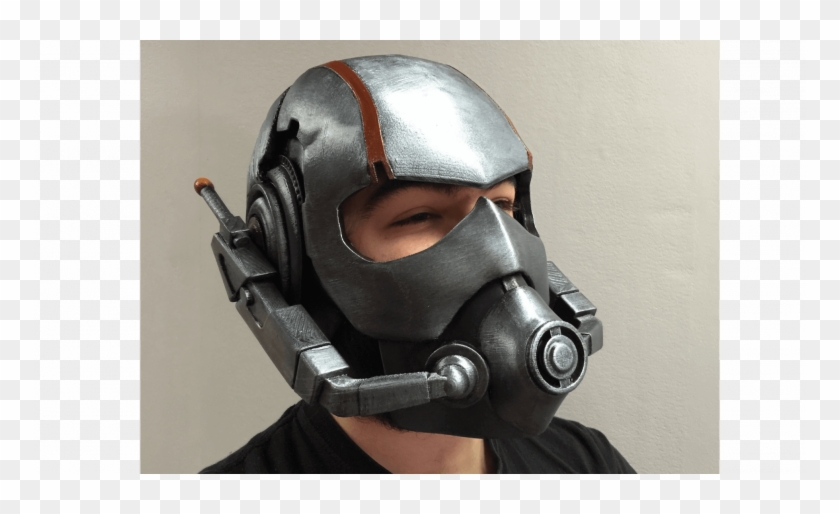 Image Of 3d Printed Mask - Gas Mask Motorcycle Helmet Clipart #333311