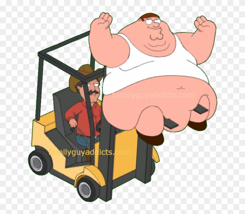 Fat Lois 4 Forklift Peter Raise The Roof - Forklift Peter Clipart