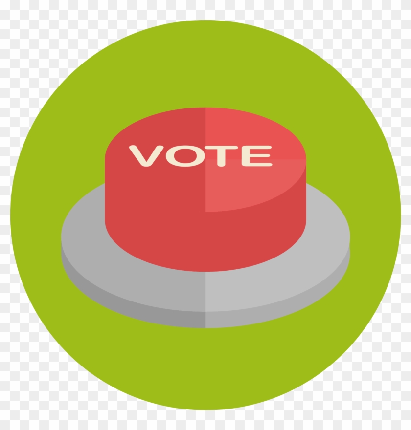 Vote Button Png - Icon Vote Clipart #333338