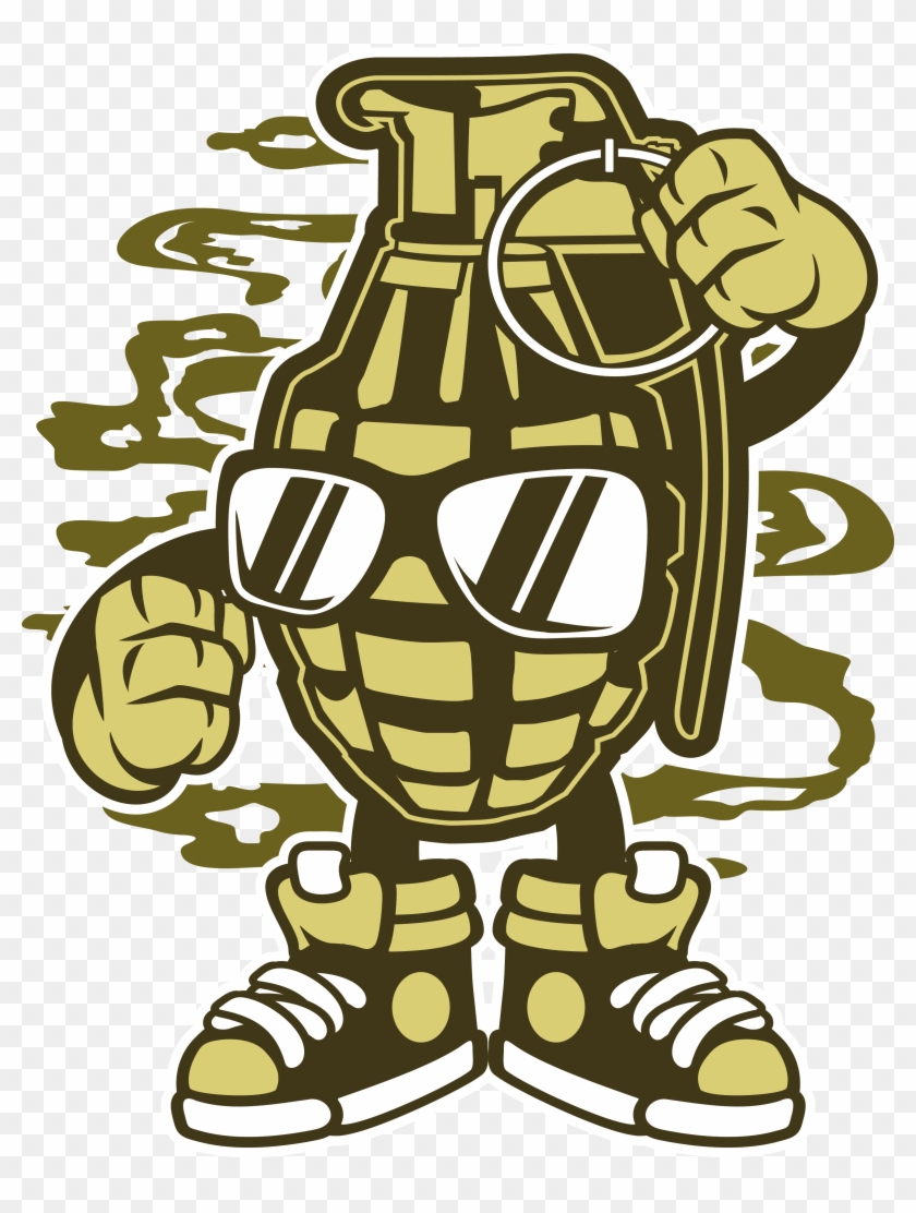 T Shirt Grenade Clipart
