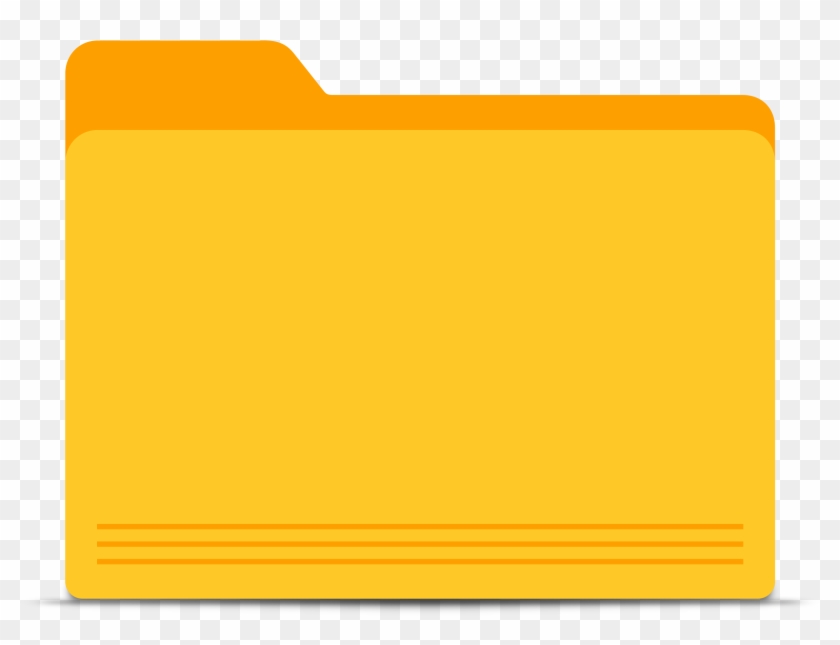 Blank Yellow Medium Image Png Ⓒ - Folder Image Png Clipart