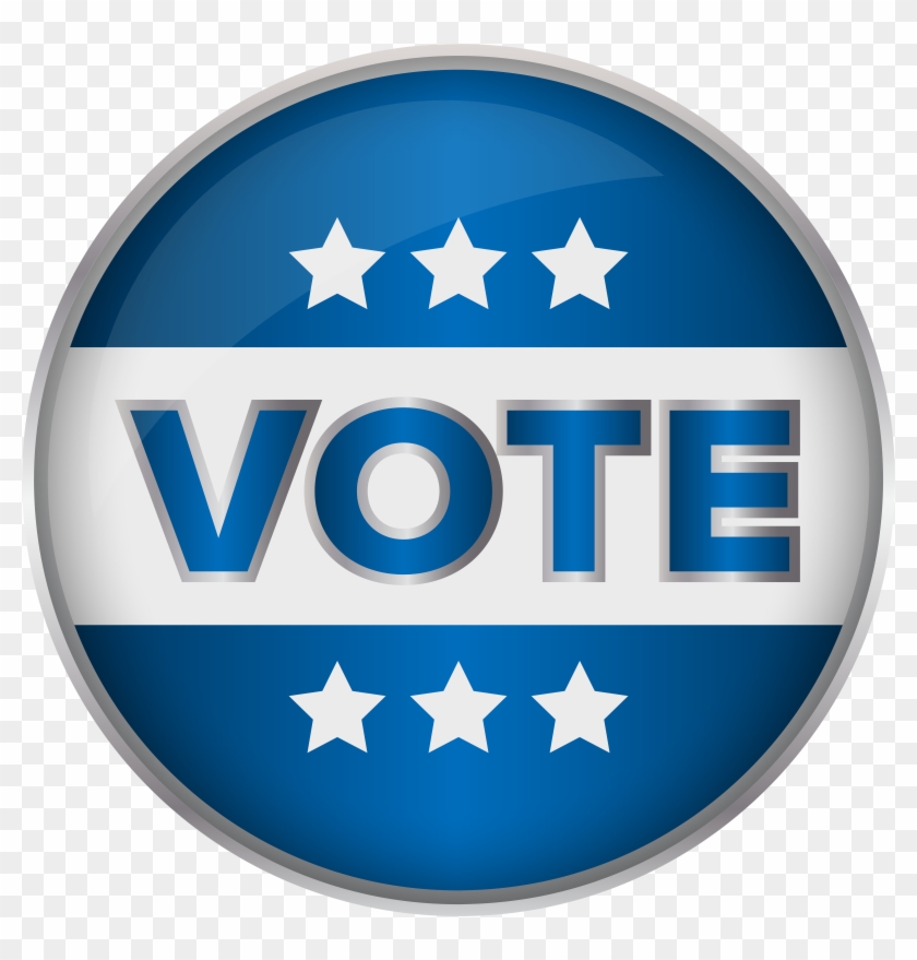 Blue Badge Vote Png Clip Art Image Transparent Png