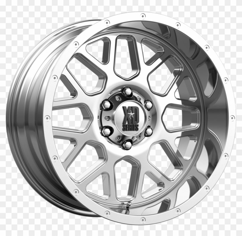 Xd820 Grenade - Chrome - Hubcap Clipart