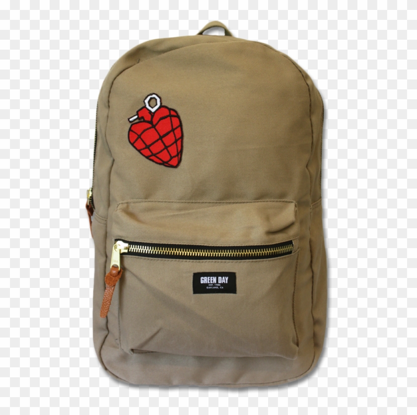 Green Day Heart Grenade Bagpack Clipart #333754