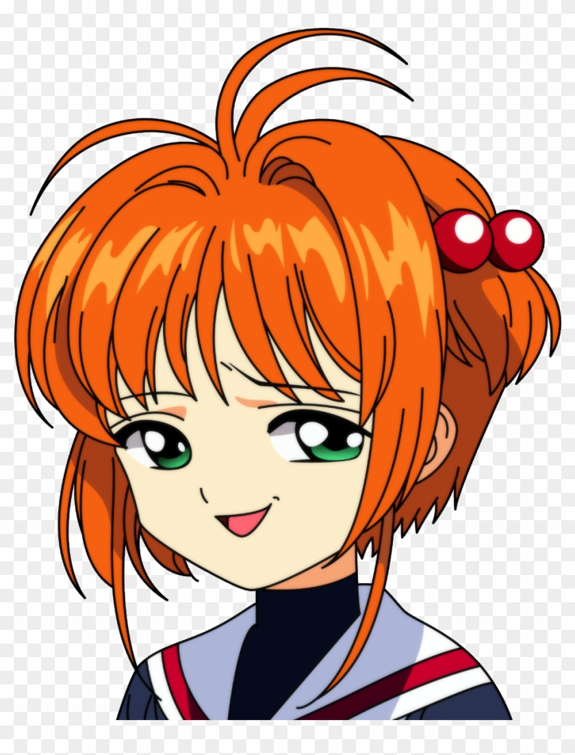 335778 - >> - Sakura Card Captor Face Clipart