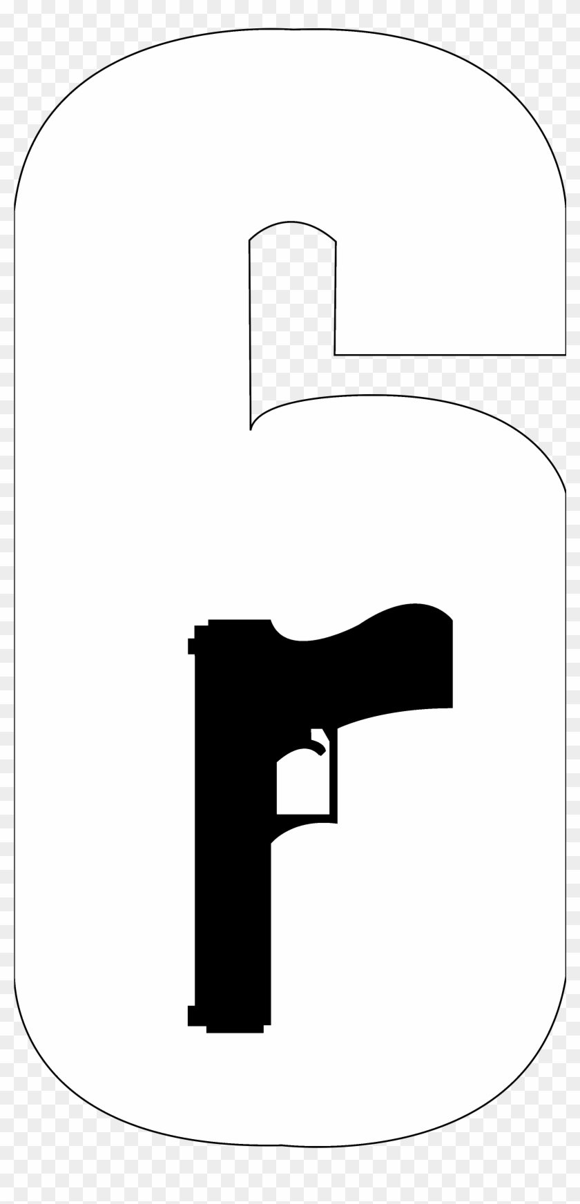 Rainbow Six Logo Svg Clipart