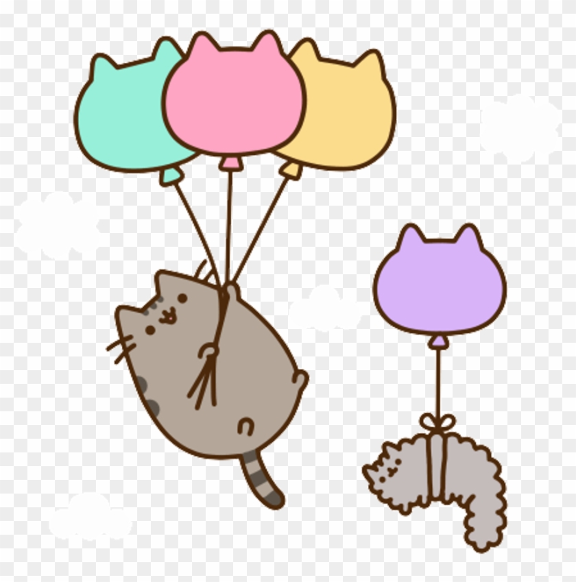 Pusheen Cat Aesthetic Kawaii Anime Art Sticker Manga - Gif Pusheen Clipart #334099