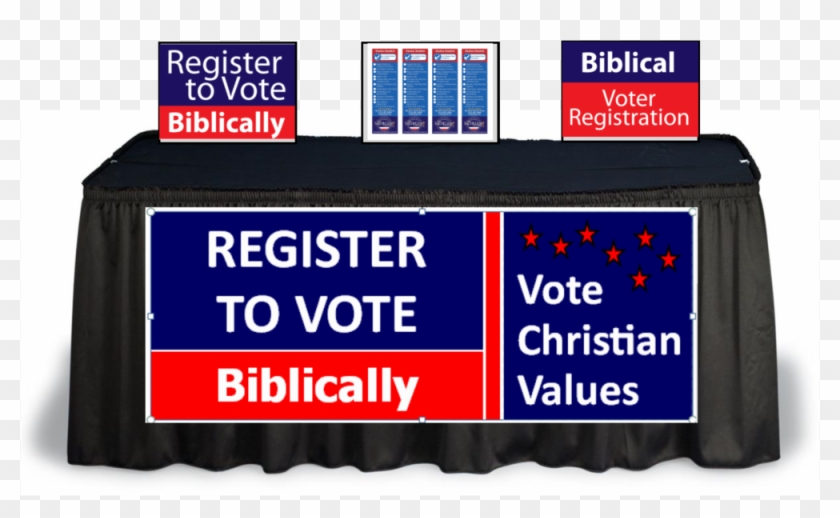 Biblical Vote Table - Majorelle Blue Clipart #334295