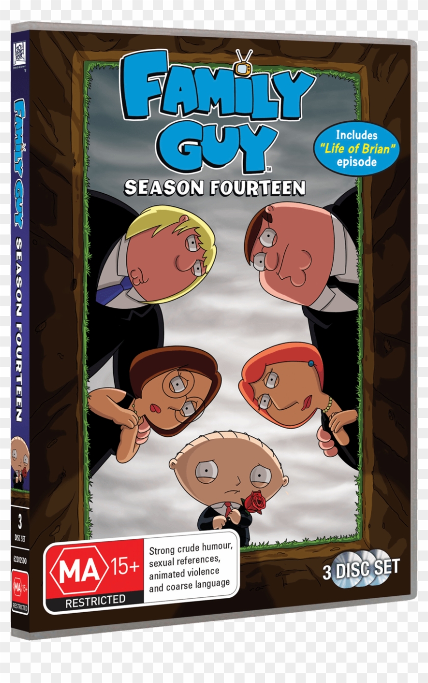 Family Guy Season 14 Review - Family Guy Season 14 Dvd Cover Clipart #334296