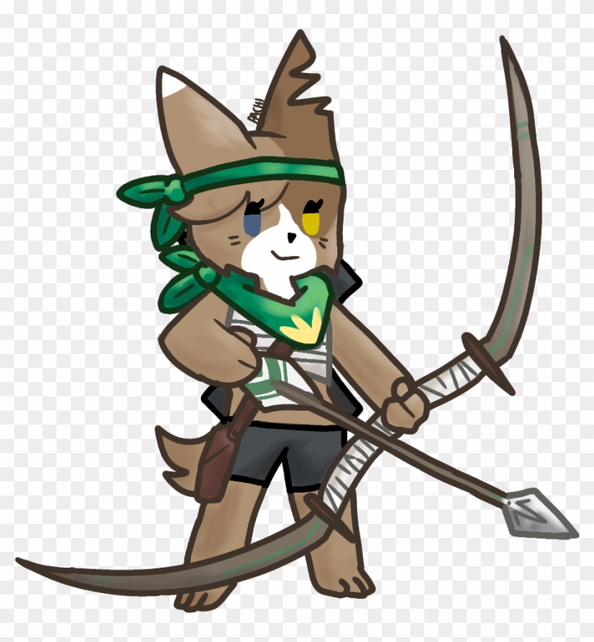 Art My Tabaxi Ranger In The Style - Cartoon Clipart