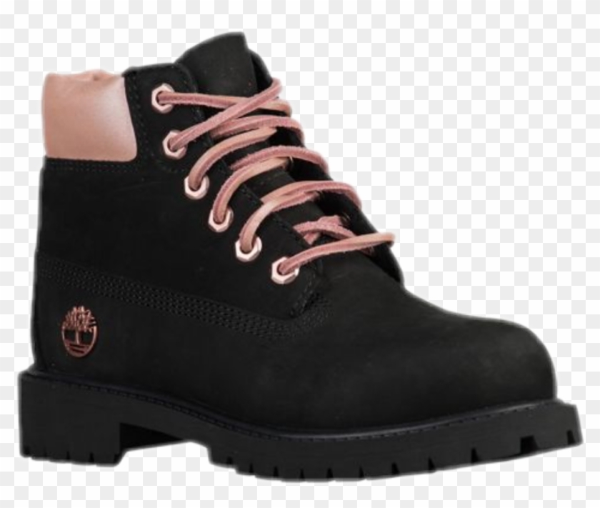 Timberland Boots Girls Black Clipart #334643